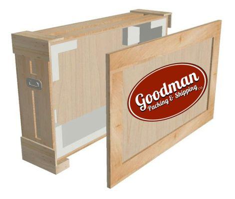 Full service in-house crating department