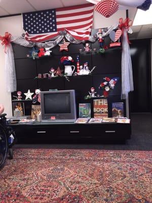 The office is always decorated so cute - every holiday is decorated with different decorations