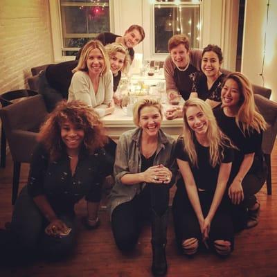 family dinner at the Den.