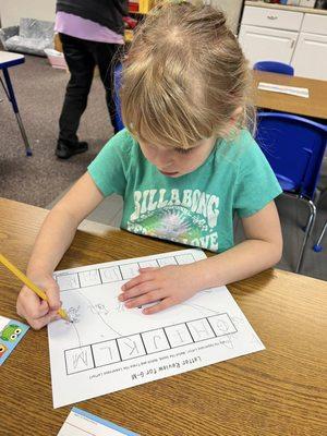 Prepping for Kindergarten