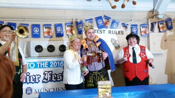 2016 Bockbierfest King and Queen.