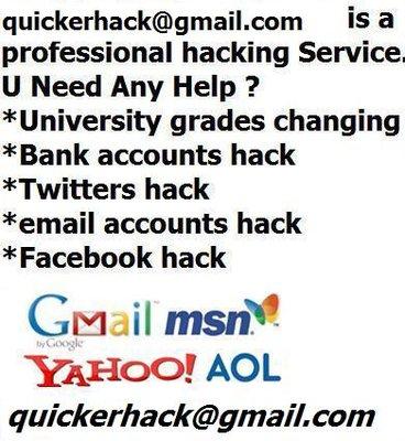 quickerhack@gmail.com is a professional hacking Service.
