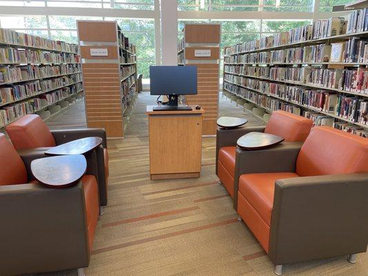 Inside reading/studying spit