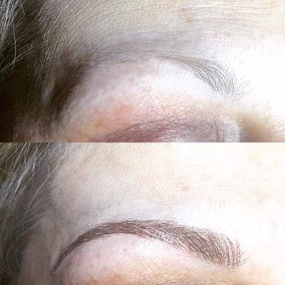 Microblading! Semi-permanent way to achieve the best eyebrows.
