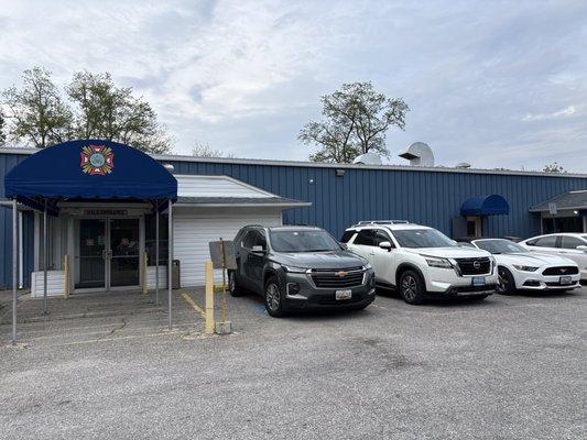 Outside view of the hall