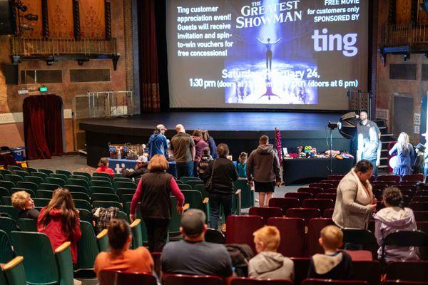 Ting's Customer Appreciation Event February 24, 2024
Ting customers were captivated by the magic of "The Greatest Showman"!