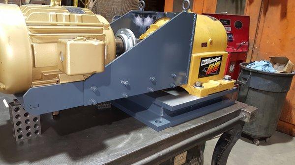 A Baldor motor and Rex Planet Gear reducer headed to the customer