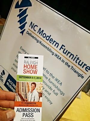At the Raleigh Home Show.