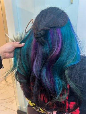 Hair color, haircut snd style