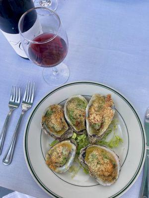 Roasted Delaware Bay Oysters