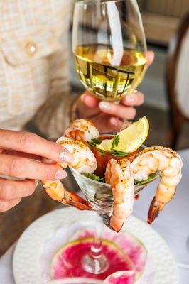 Colossal shrimp cocktail