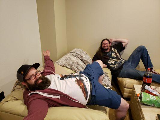 The bros having a great time at Crosswired studios! Will definitely be coming here again!