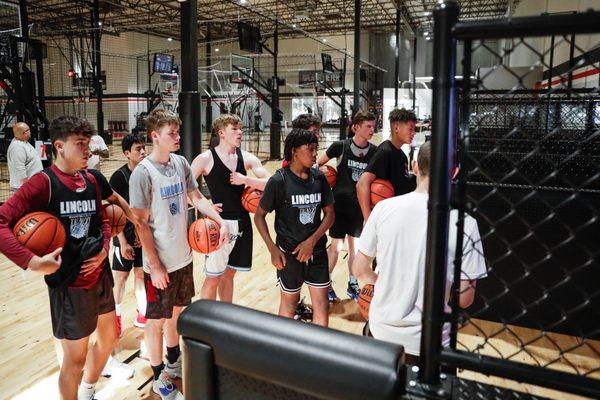 Teams love to have pre season clinics in our facility.