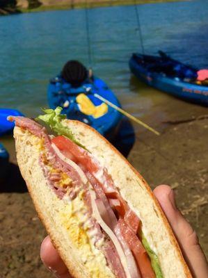Grab a sandwich and head over to the lake!