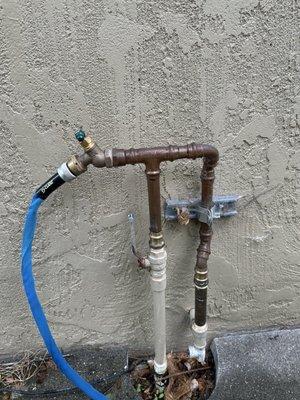 New and updated connections following accidental damage by others. Responded super fast and had it taken care of quickly!