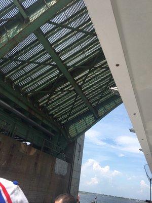 Going under the bridge