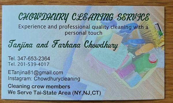 Chowdhury Cleaning Service