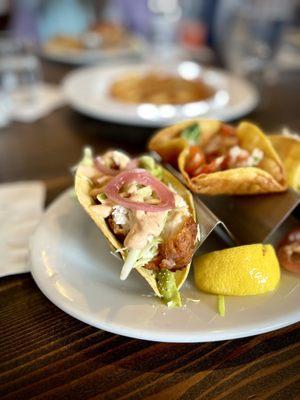 Halibut tacos