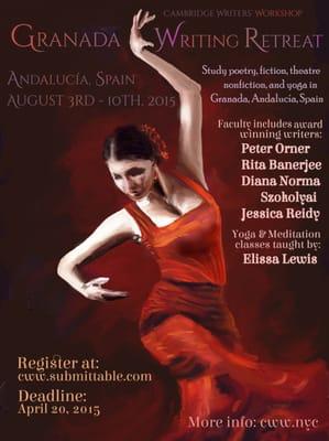 Cambridge Writers' Workshop Granda, Spain 2015 Writing Retreat