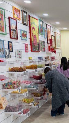 Lots of candy to choose from!