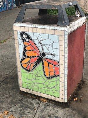 Deteriorating ceramic tiles and a blank side raises questions...