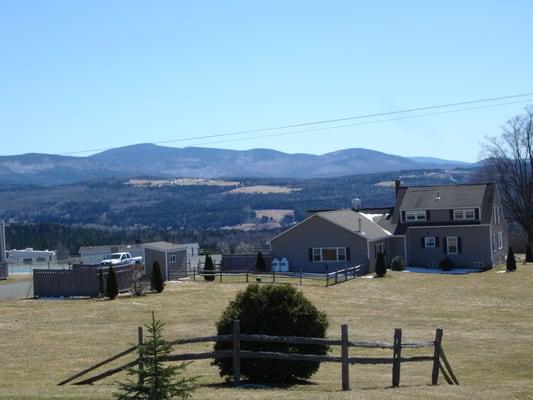 Our Resort showing 180 degree mountain views