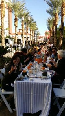 Dinner al fresco