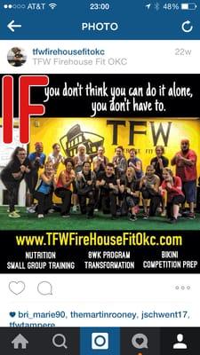 TFW Firehouse Fit OKC is here to help you be a better you through The Training for Warriors Strength and Conditioning program.