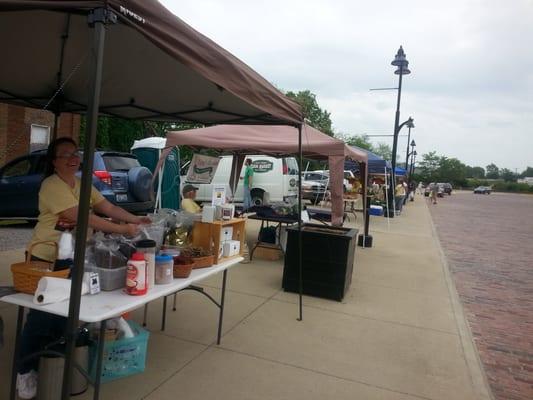 Street is lined with Ky Proud Local vendors.