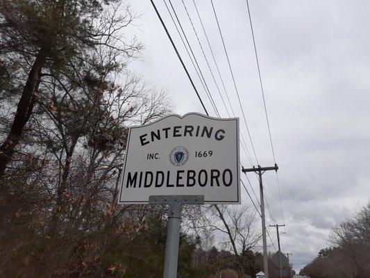 Entering Middleboro from Lakeville.