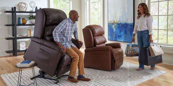 Lift chairs to Rest & relax and accomodate all sizes.