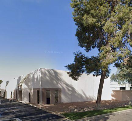 Front side of building