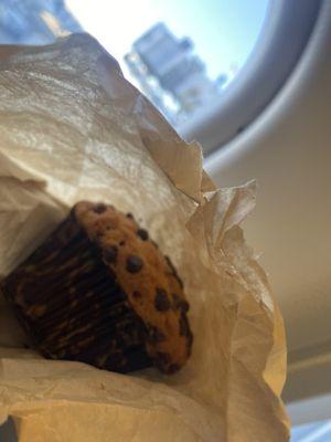 Mini breakfast at least get to sit on the plane to eat it today.