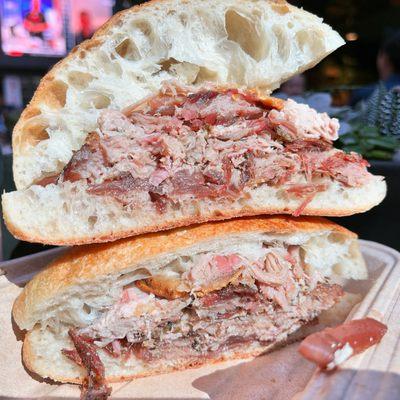 It's where the stars line up It's where the oceans meet Porchetta Sandwich from #pennypackers