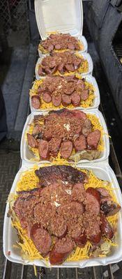 3 Meat Baked Potatoes