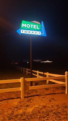 Awesome sign out front!