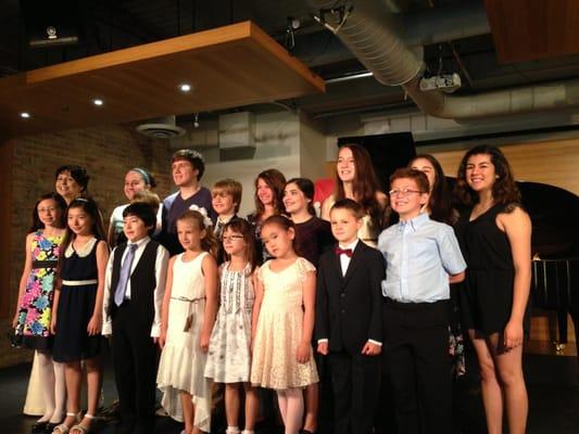 Spring 2015 Student Recital at PianoForte Foundation, Chicago, IL.