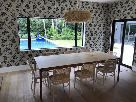 Dinning Room Table was delivered and set up for our client in Coconut Creek.