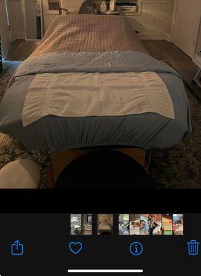 Facials in relaxing environment