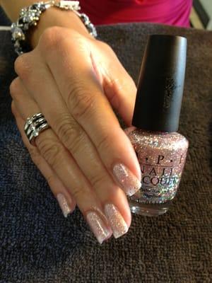 Fit for a Queensland and teenage dream OPI polish - natural manicure