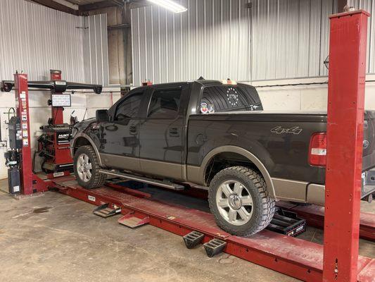 Suspension: Alignment, Upper Control Arms, Ball Joints, Greased all components. Wheels: Balanced and Rotated