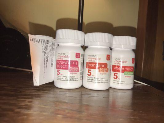 Items I purchased at Zen Leaf Jessup