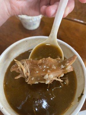 Huge pieces of meat!