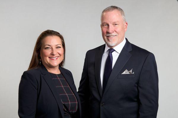 Attorneys Douglas Standriff (right) and Marissa Messigner (left)
