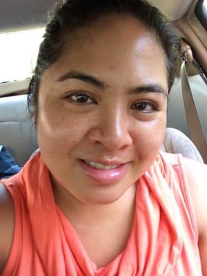 Had a nice glow after my 1-hour Facial!