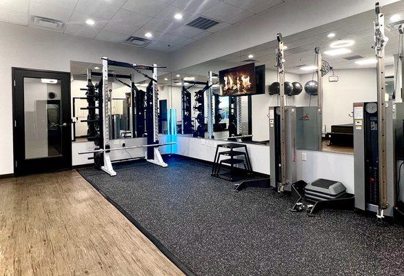 Performance training space.