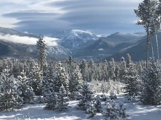 View of Mt. Baldy from Nordic Trails
