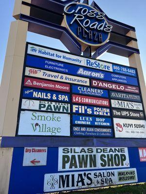 In cross roads plaza