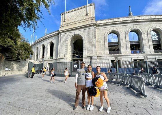 Attended a Cal game with a few friends