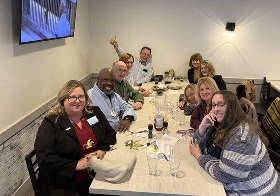 The old Smith Hourigan group crew who converted to Classic Properties at the top Agent lunch